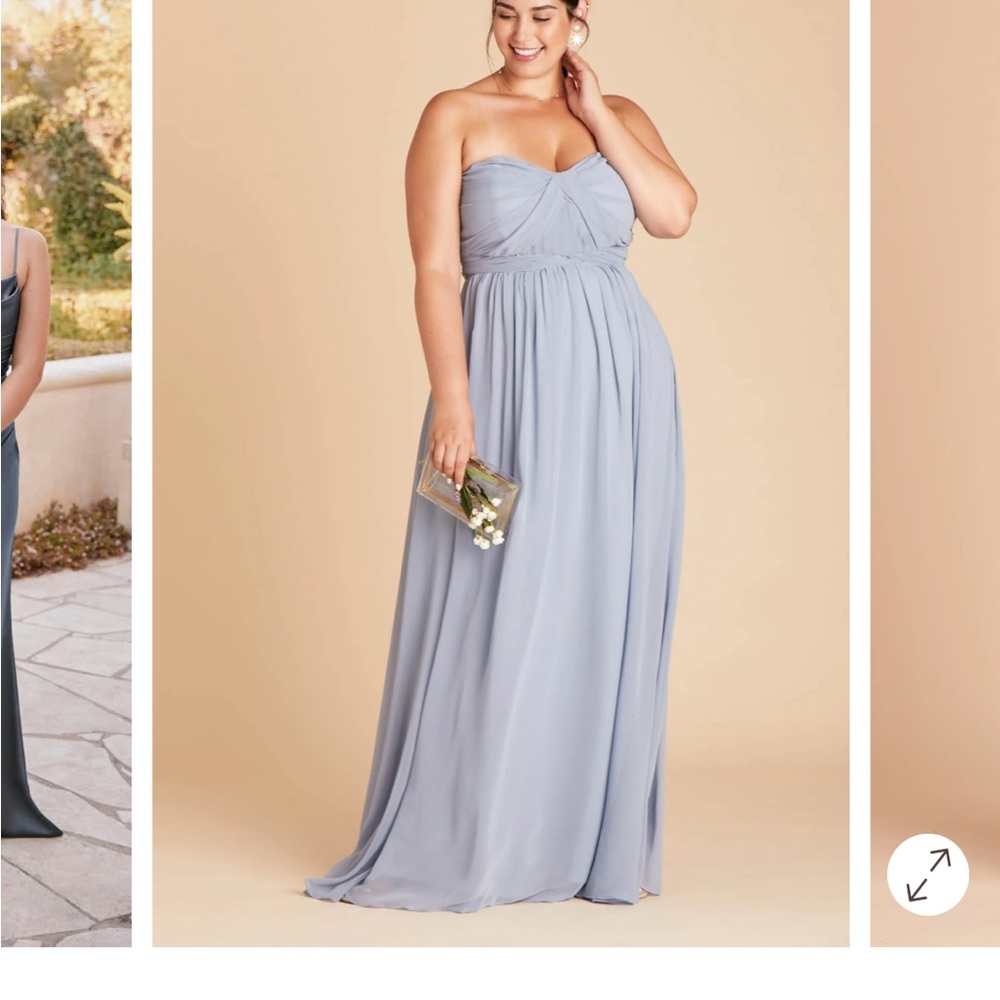 Birdy Grey Strapless Light Blue Grace Dress